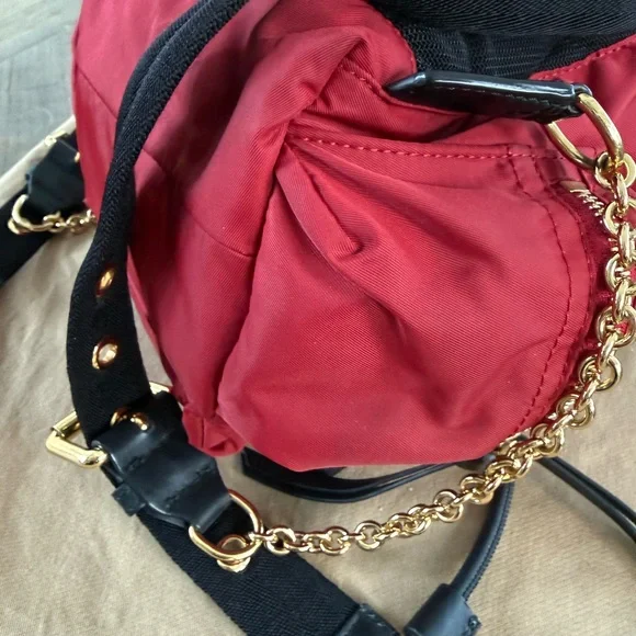 Burberry Red Rucksack/Backpack - Picture 8 of 14
